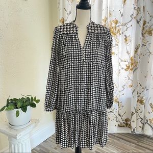 Anthropologie | Maeve Sterling Houndstooth Tunic | Size Medium